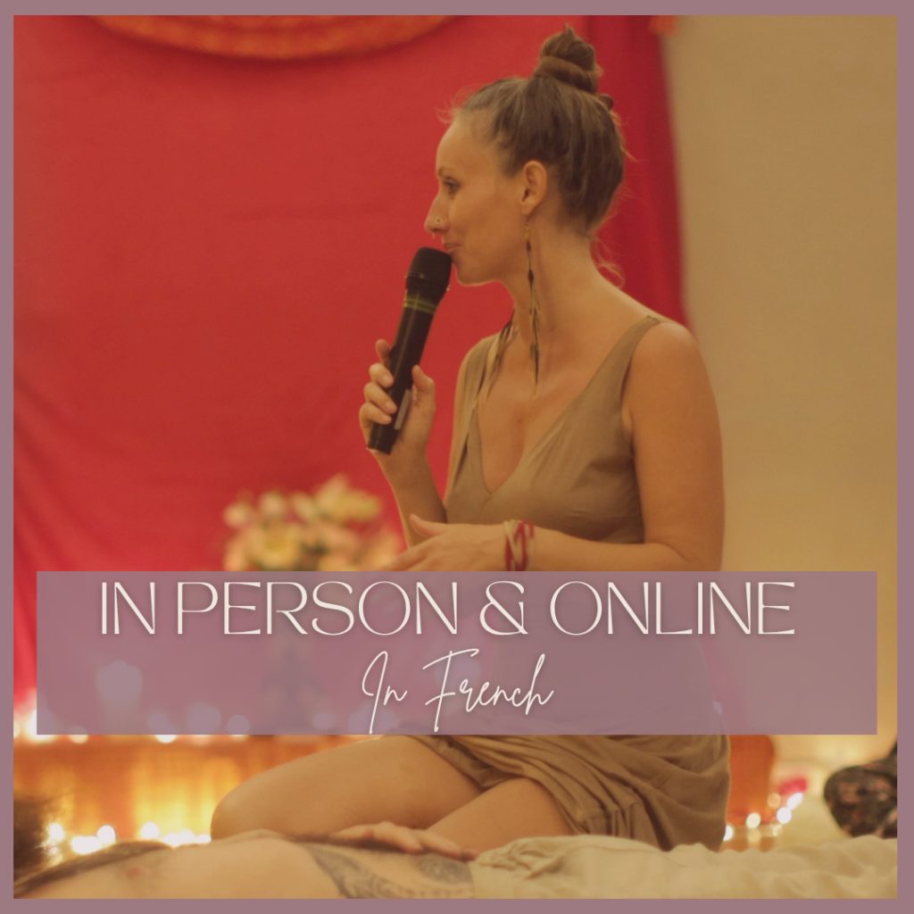 online & in person in French
